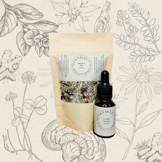 Organic Fertility Tincture & Vitamin C Loose Leaf Tea Pack